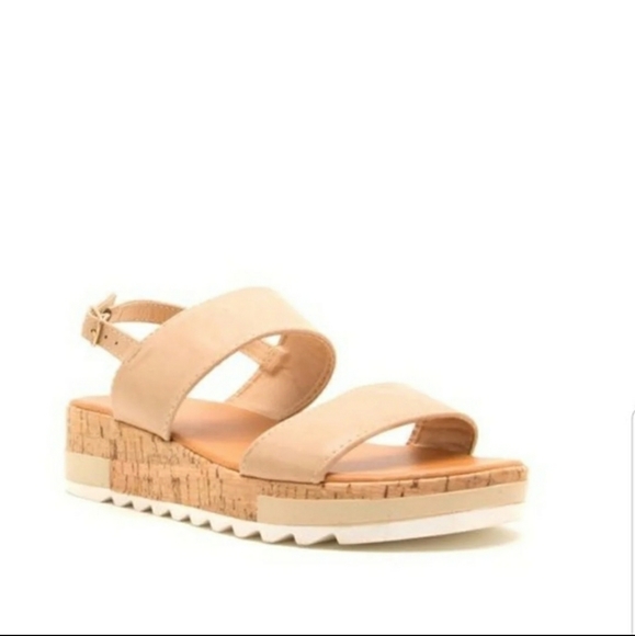 Nude Espadrilles Platform Sandals Brand New NWT - Picture 2 of 8